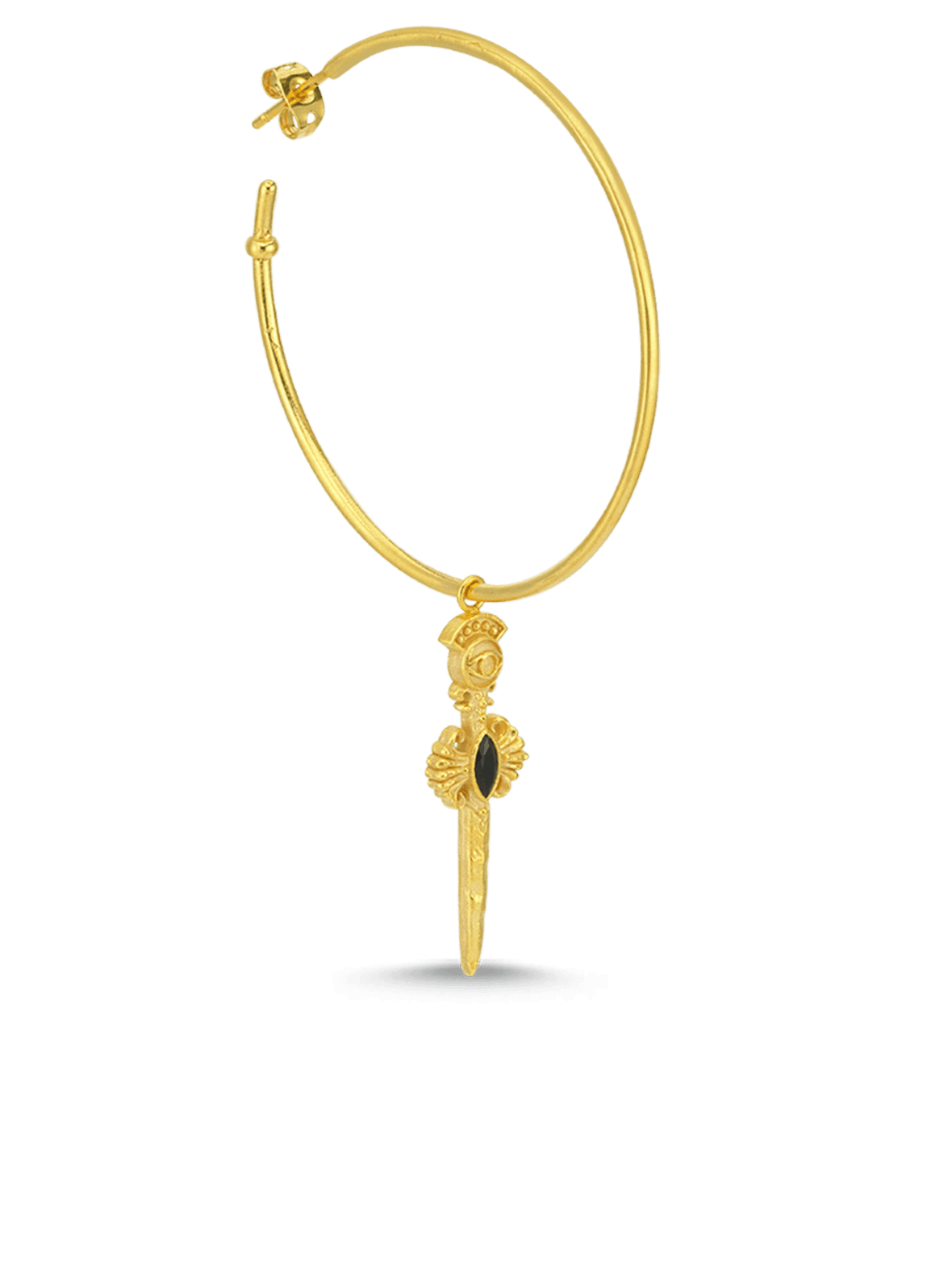 Bodhita - Espada Earrings - w/Grande Hoop