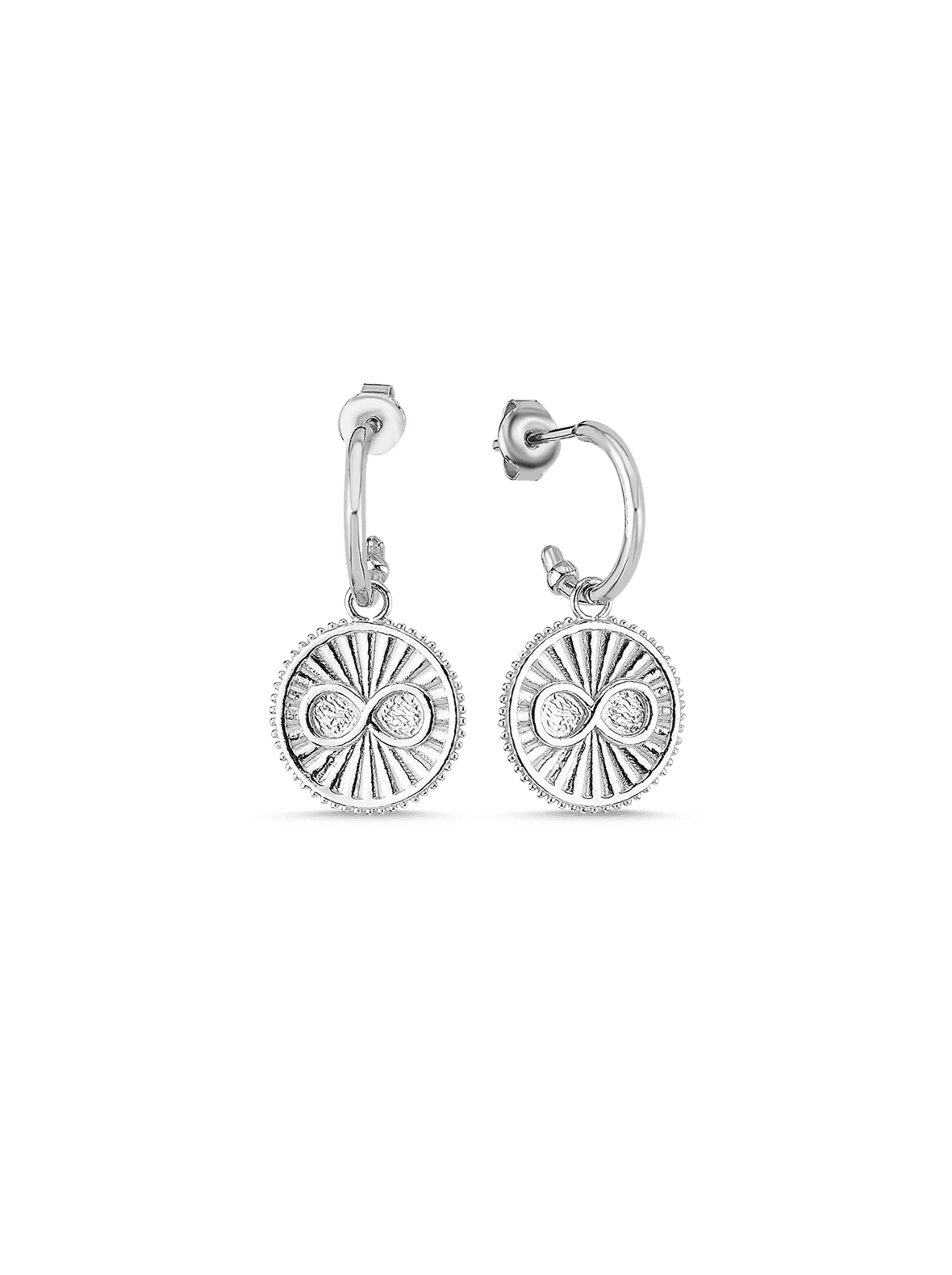 Bodhita - Ananta Silver Earrings