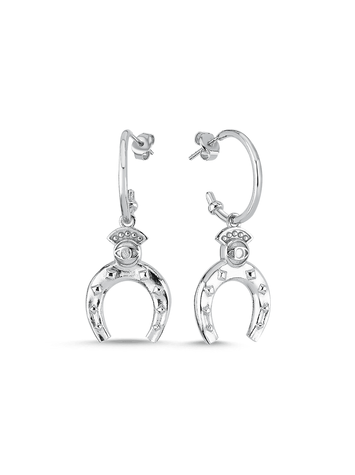 Bodhita - Ferra Silver Earrings