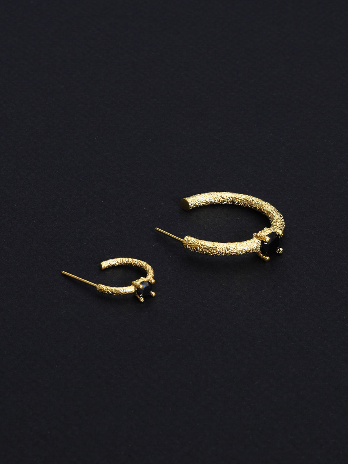 Bodhita - LITTLE MOKSHA BLACK EARRINGS