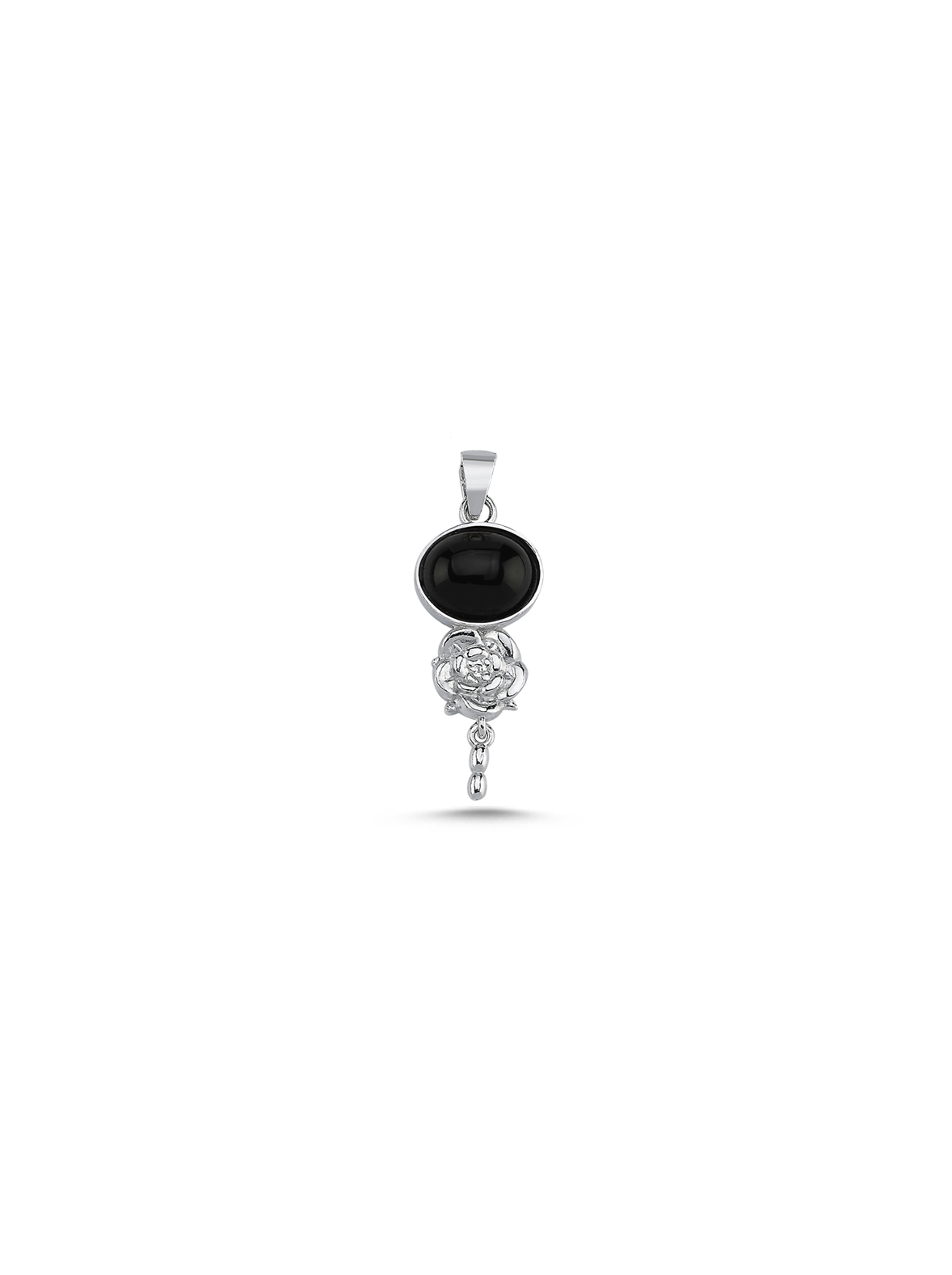 Bodhita - MYSTICA BLACK SILVER PENDANT