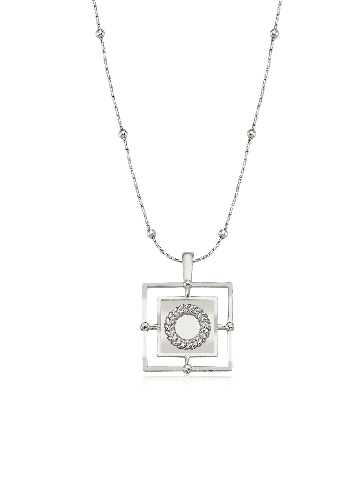 Bodhita - SERES SILVER QUADRAT NECKLACE